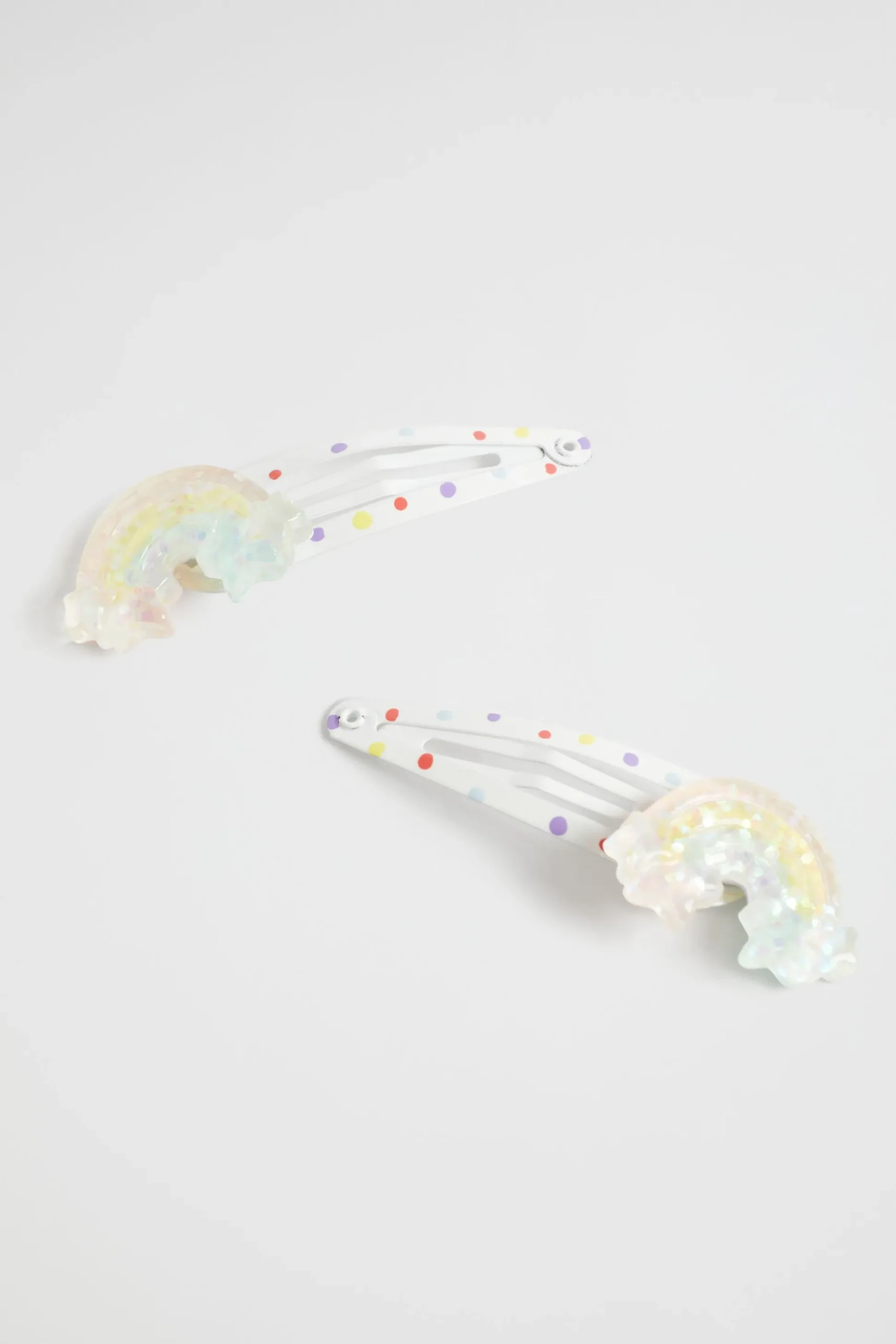 Seed Heritage Hair Accessories-Acrylic Rainbow Spot Snaps Multi