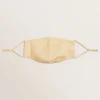 Seed Heritage Face Masks-Adjustable Linen Face Mask Fawn