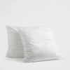 Seed Heritage Bedroom-Alba Euro Pillowcase Black Stripe