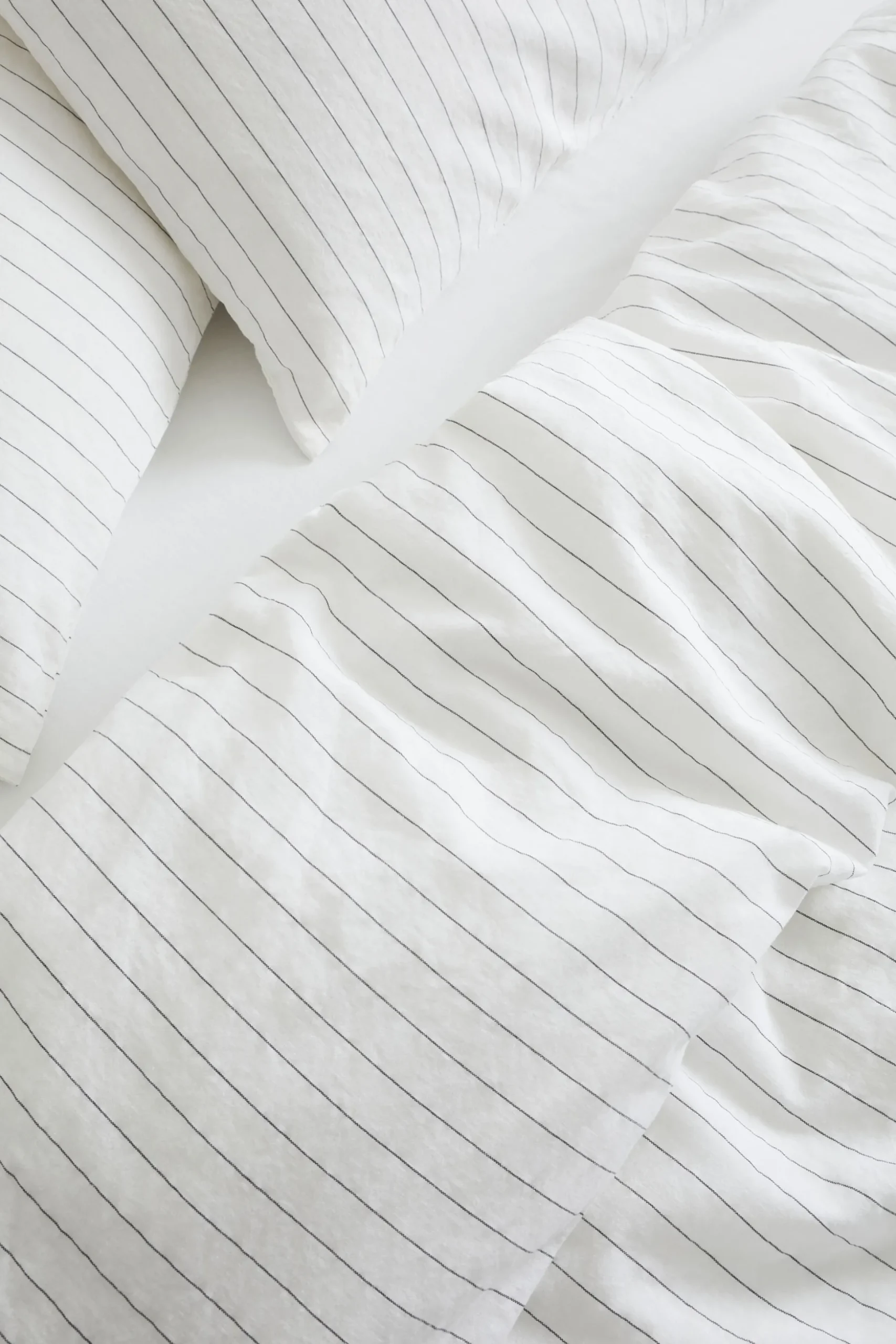 Seed Heritage Bedroom-Alba Queen Duvet Cover Black Stripe