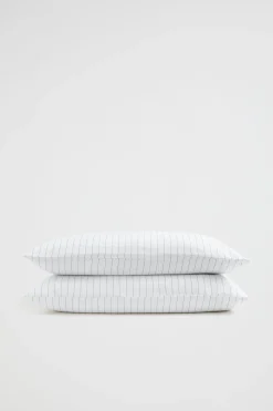 Seed Heritage Bedroom-Alba Standard Pillowcase Black Stripe