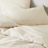Seed Heritage Bedroom-Alba Super King Duvet Cover Flax Cross Dye