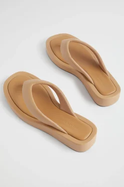 Seed Heritage Sandals & Thongs-Alex Flatform Sandal Toffee