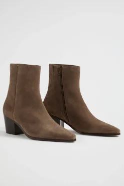 Seed Heritage Boots-Amber Ankle Boot Cashew Suede