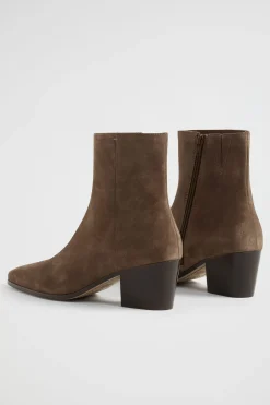 Seed Heritage Boots-Amber Ankle Boot Cashew Suede