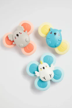 Seed Heritage Baby Toys-Animals Sensory Spinners Multi