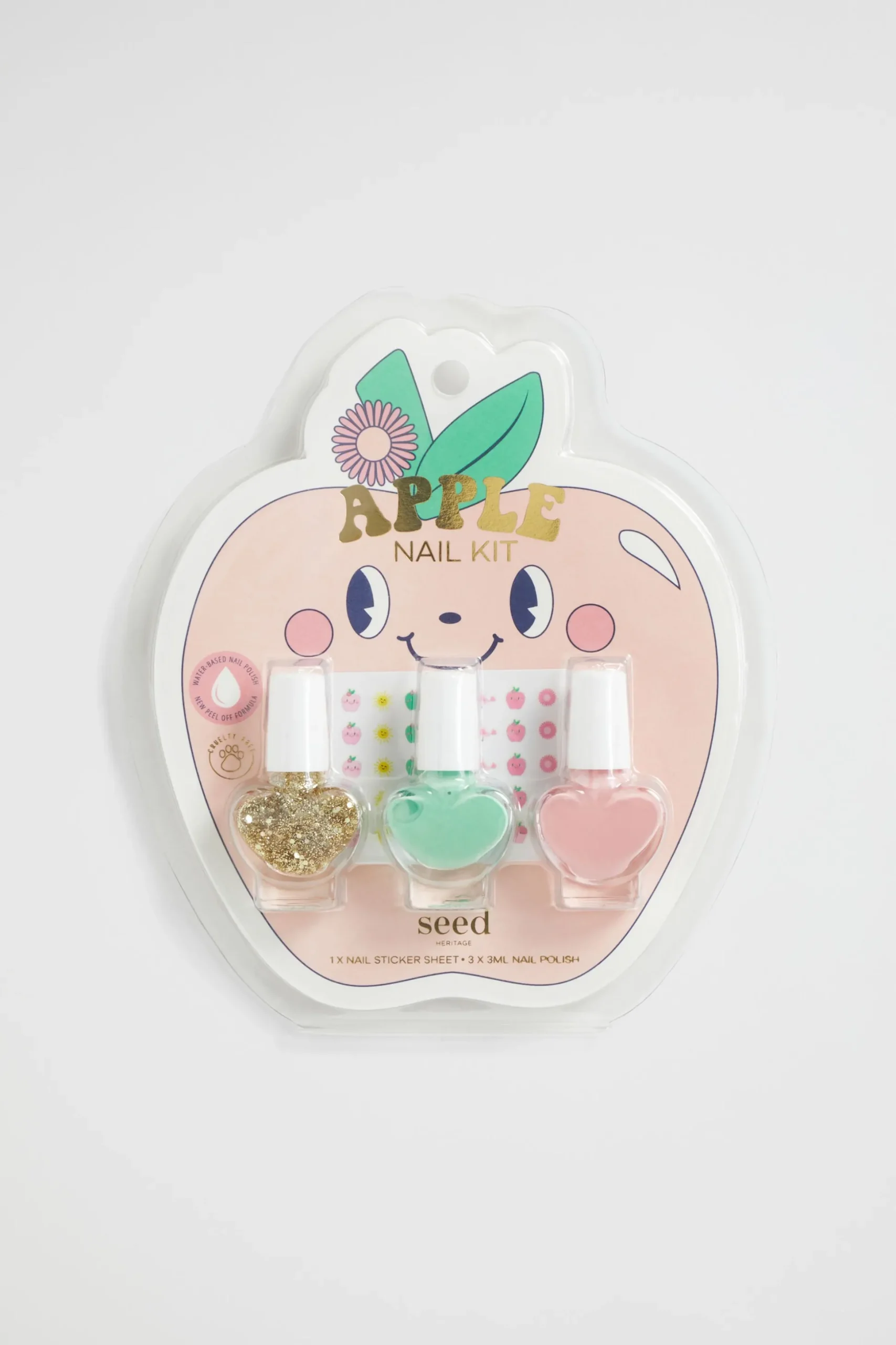 Seed Heritage Beauty & Lips & Nails-Apple 3 Pack Nail Polish Multi