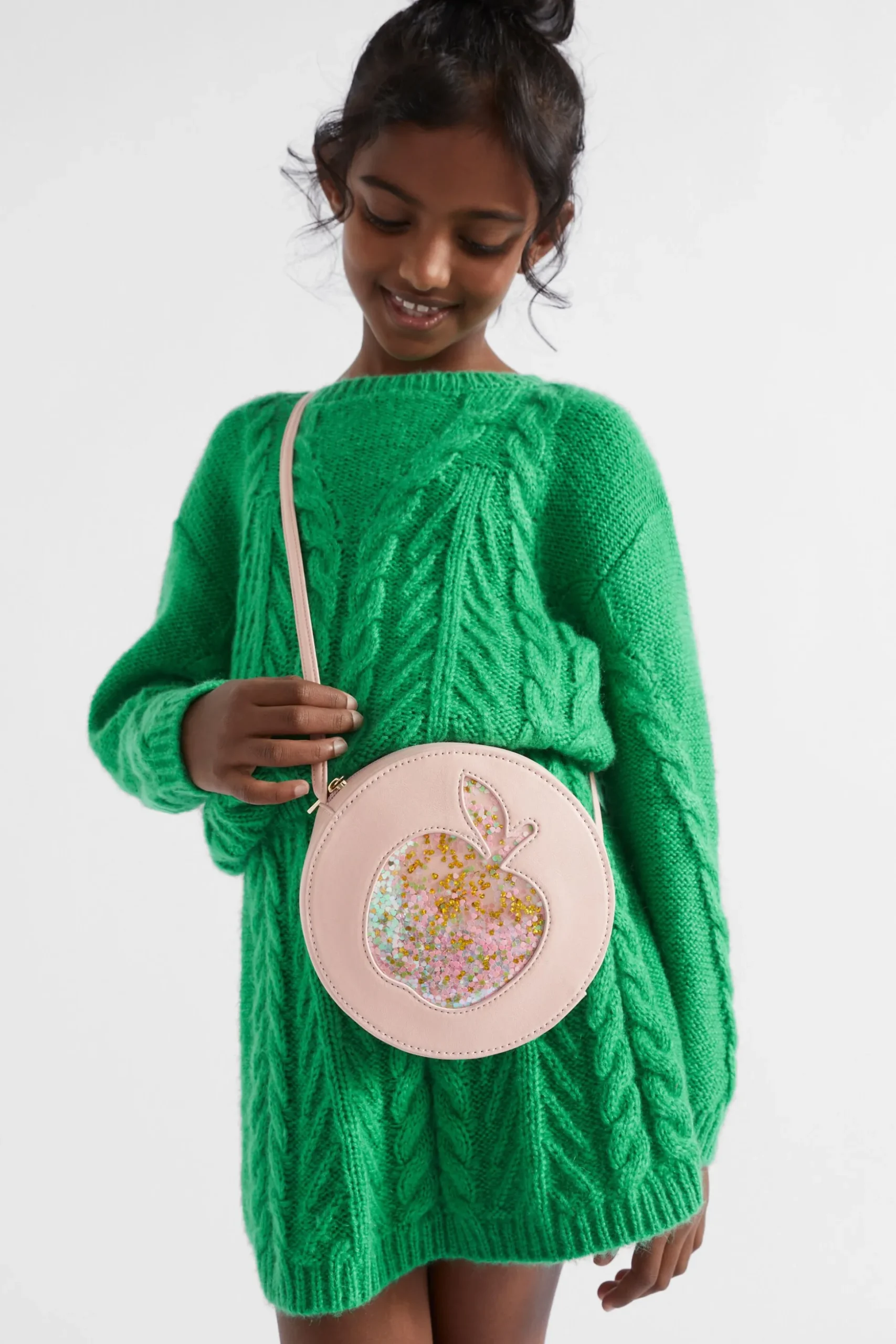 Seed Heritage Bags-Apple Confetti Bag Dusty Rose