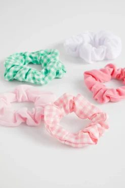 Seed Heritage Hair Accessories-Apple Scrunchie Pack Multi