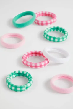 Seed Heritage Hair Accessories-Apple Super Elastic Hair Ties Multi