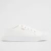 Seed Heritage Sneakers & Trainers-Basic Canvas Lace Up Sneaker White