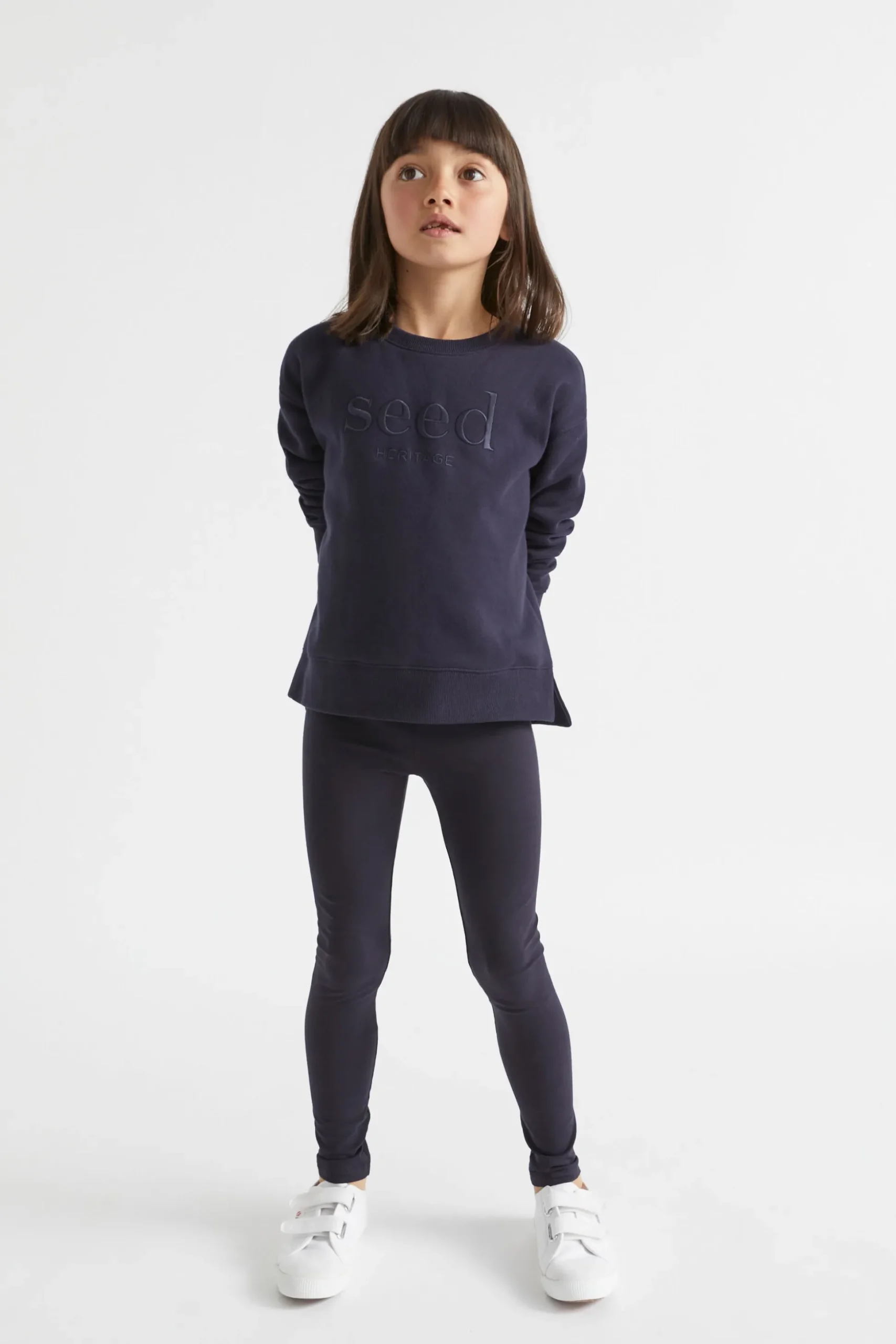 Seed Heritage Pants-Basic Legging Midnight Blue