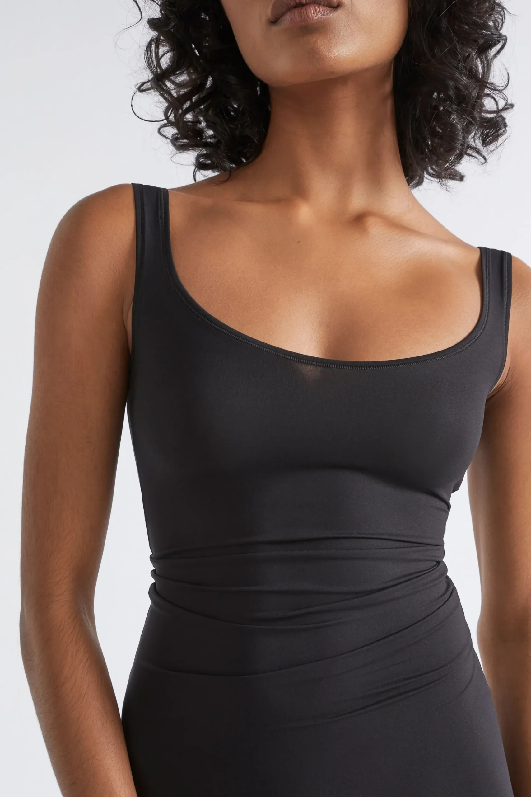 Seed Heritage Dresses-Basic Slip Dress Black
