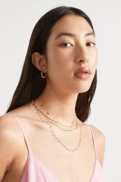 Seed Heritage Jewellery-Bead Dangle Necklace White