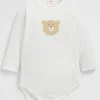 Seed Heritage Bodysuits & Onesies-Bear Bodysuit Canvas