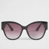 Seed Heritage Sunglasses & Glasses-Bella Oversized Sunglasses Black