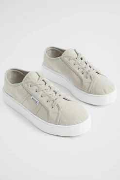 Seed Heritage Sneakers-Billie Flatform Sneaker Grey