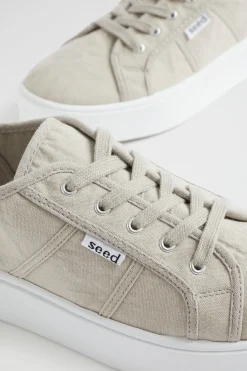 Seed Heritage Sneakers-Billie Flatform Sneaker Grey