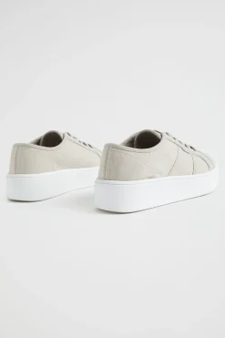 Seed Heritage Sneakers-Billie Flatform Sneaker Grey