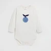 Seed Heritage Bodysuits & Onesies-Blueberry Bodysuit Snow Marle