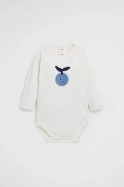 Seed Heritage Bodysuits & Onesies-Blueberry Bodysuit Snow Marle
