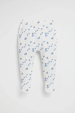 Seed Heritage Leggings & Pants-Blueberry Yardage Legging Snow Marle