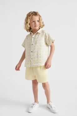 Seed Heritage T-Shirts & Tops-Boxy Linen Shirt Multi