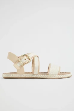Seed Heritage Sandals & Thongs-Bree Woven Sandal Cream Nude