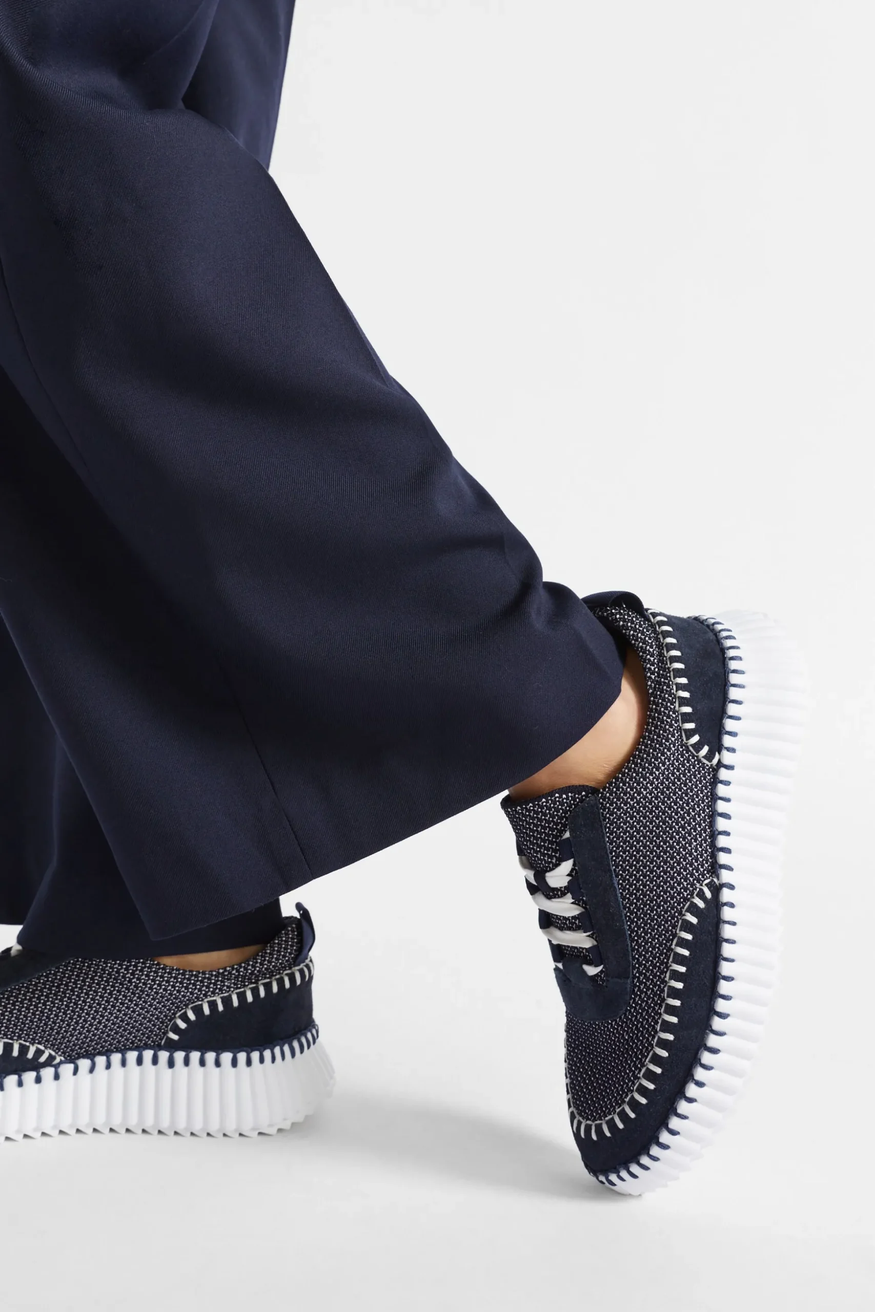 Seed Heritage Sneakers-Brielle Knit Sneaker Navy