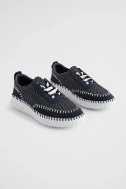 Seed Heritage Sneakers-Brielle Knit Sneaker Navy