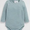 Seed Heritage Bodysuits & Onesies-Brushed Stripe Bodysuit Forest