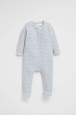 Seed Heritage Jumpsuits & Overalls-Brushed Stripe Zipsuit Snow Marle