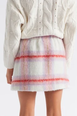 Seed Heritage Skirts-Brushed Wool Skirt Camelia