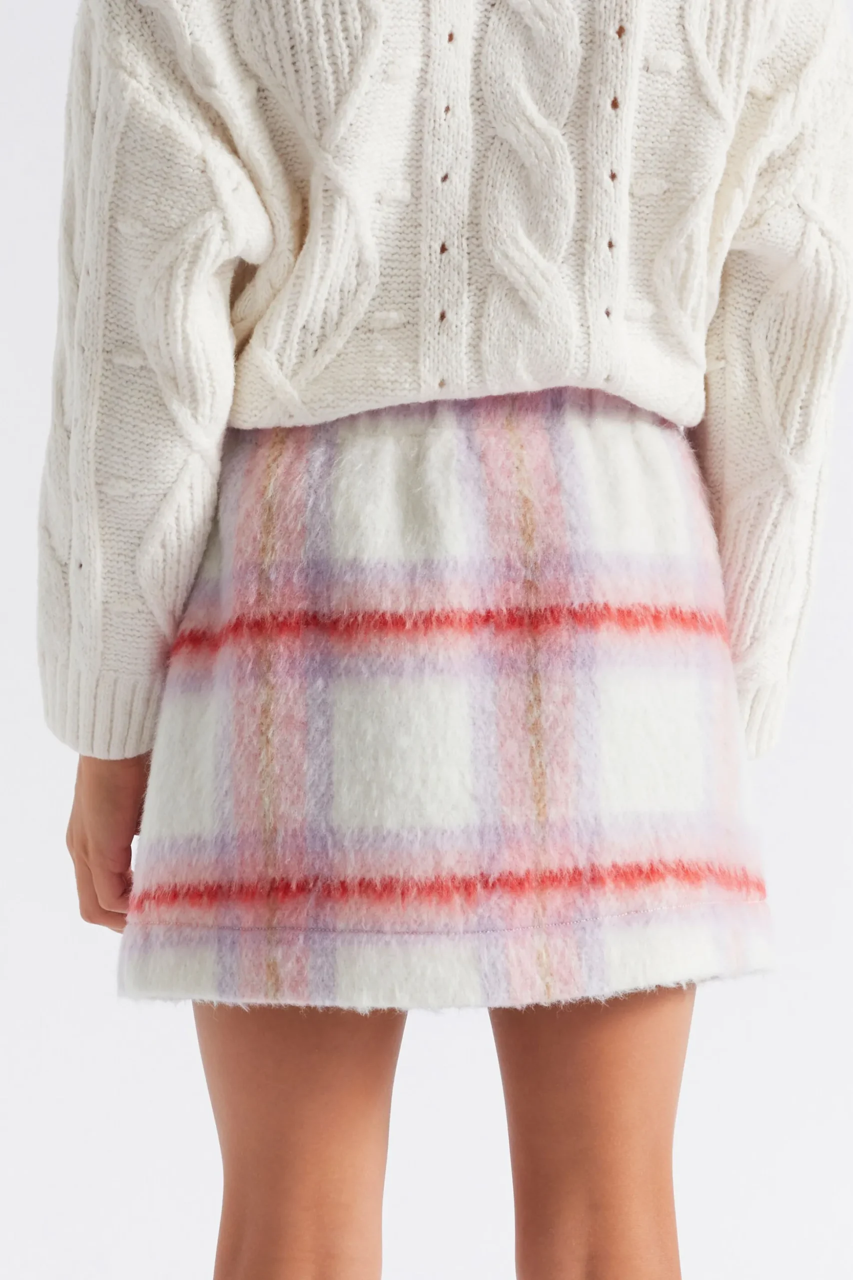 Seed Heritage Skirts-Brushed Wool Skirt Camelia