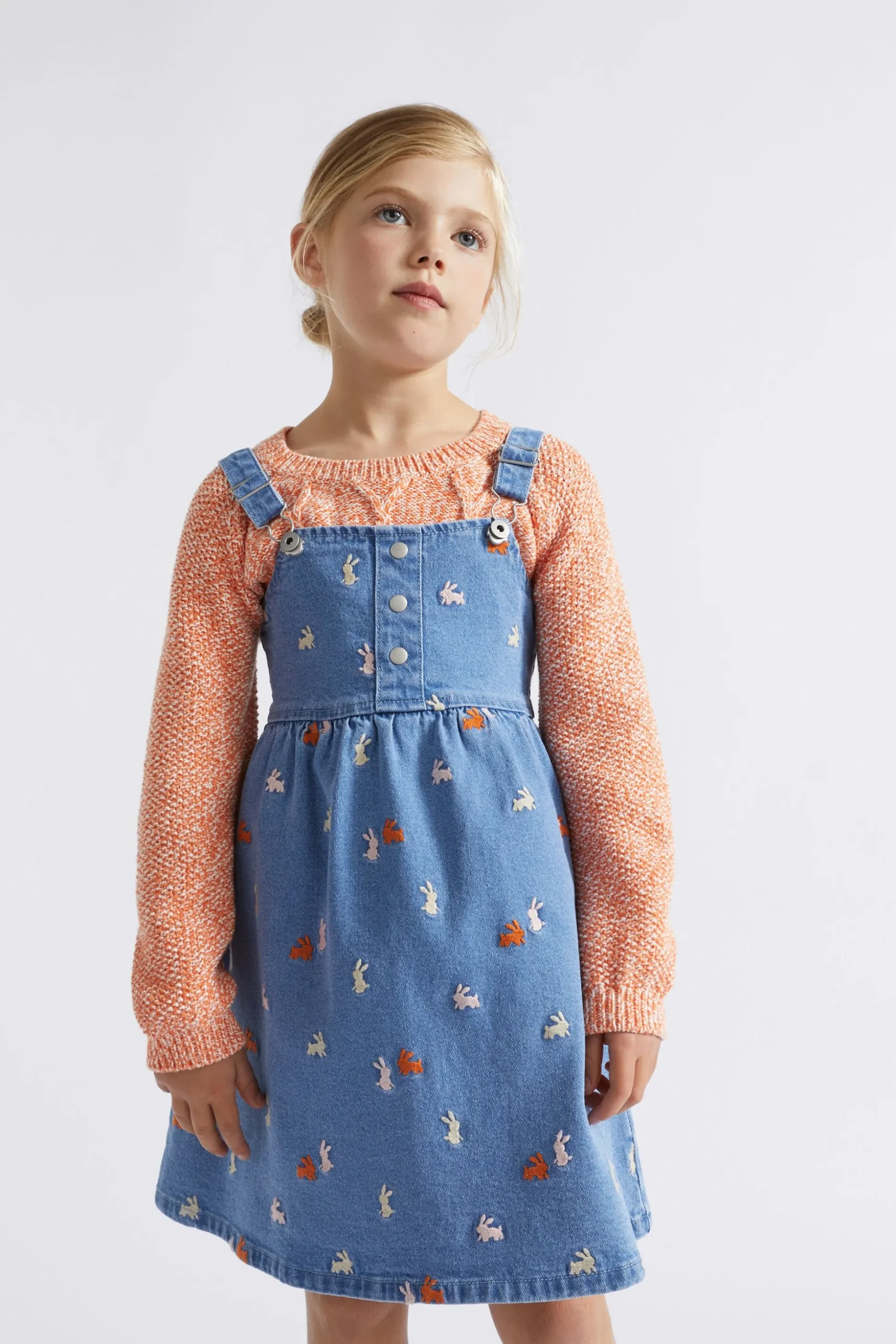 Seed Heritage Denim & Jeans-Bunny Denim Pinafore Original Indigo