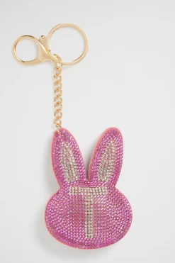 Seed Heritage Keyrings-Bunny Iniial Keyring T