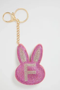 Seed Heritage Keyrings-Bunny Initial Keyring F
