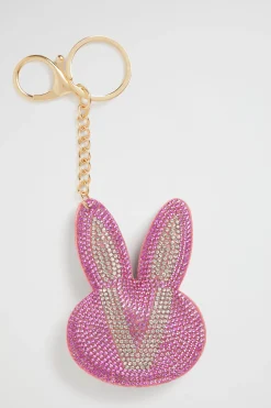 Seed Heritage Keyrings-Bunny Initial Keyring V