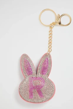 Seed Heritage Keyrings-Bunny Initial Keying R