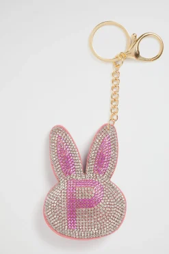 Seed Heritage Keyrings-Bunny Initial Keyring P