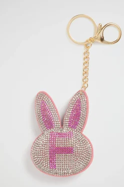 Seed Heritage Keyrings-Bunny Initial Keyring F