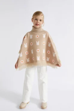 Seed Heritage Ponchos & Capes-Bunny Poncho Multi
