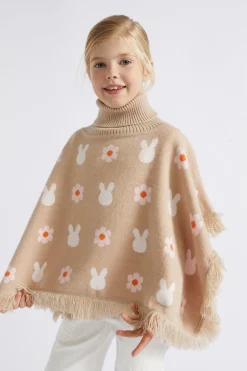 Seed Heritage Ponchos & Capes-Bunny Poncho Multi