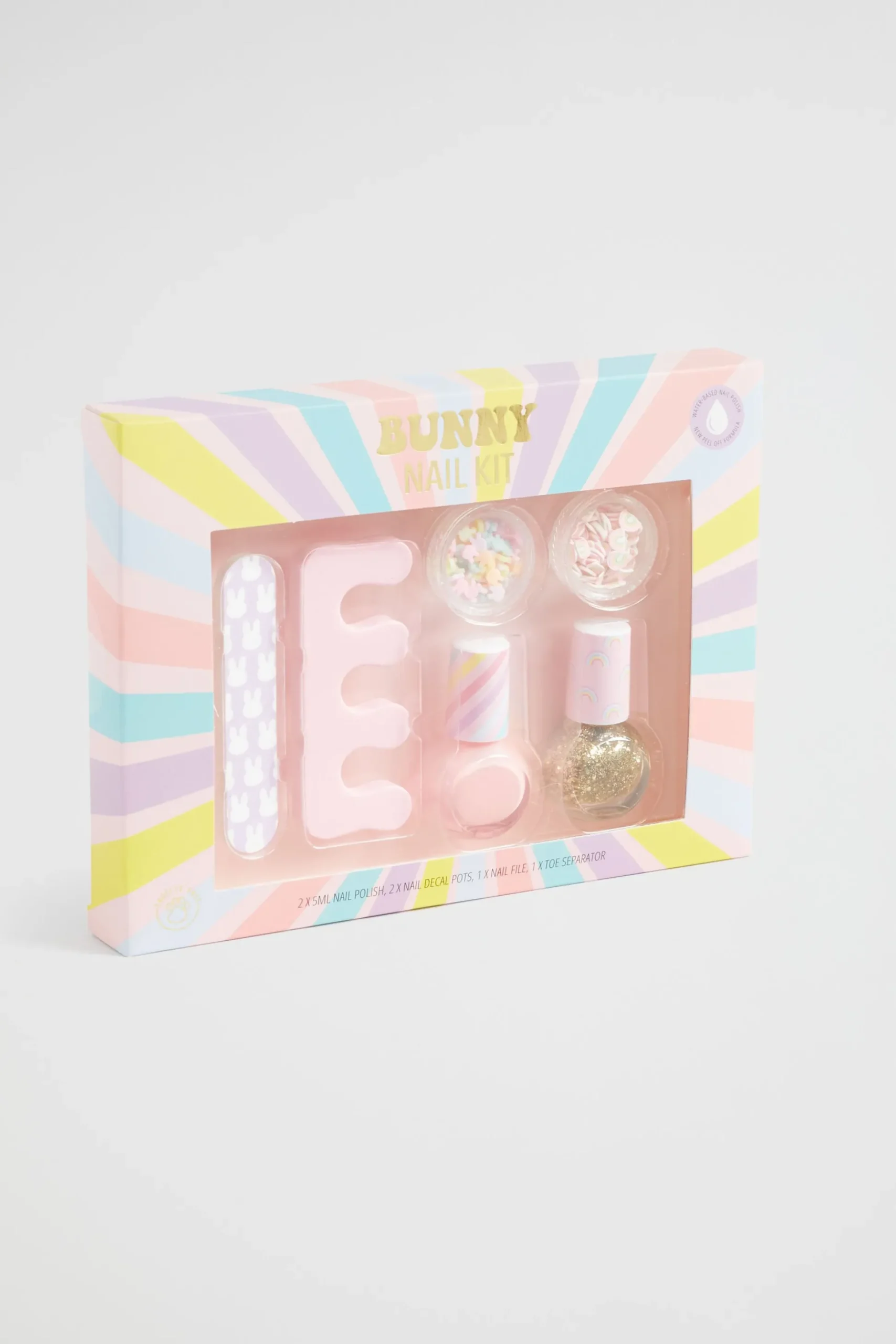 Seed Heritage Beauty & Lips & Nails-Bunny Rainbow Nail Kit Multi