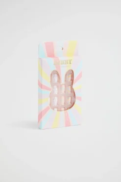 Seed Heritage Beauty & Lips & Nails-Bunny Rainbow Press On Nails Multi
