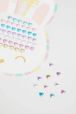 Seed Heritage Jewellery-Bunny Rainbow Stick On Earrings Multi