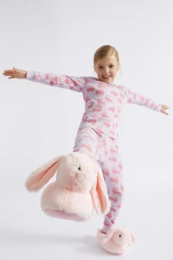 Seed Heritage Slippers-Bunny Slipper Dusty Rose