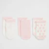Seed Heritage Socks-Bunny Sock 3 Pk Dusty Rose
