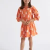 Seed Heritage Dresses-Bunny Yardage Dress Apricot