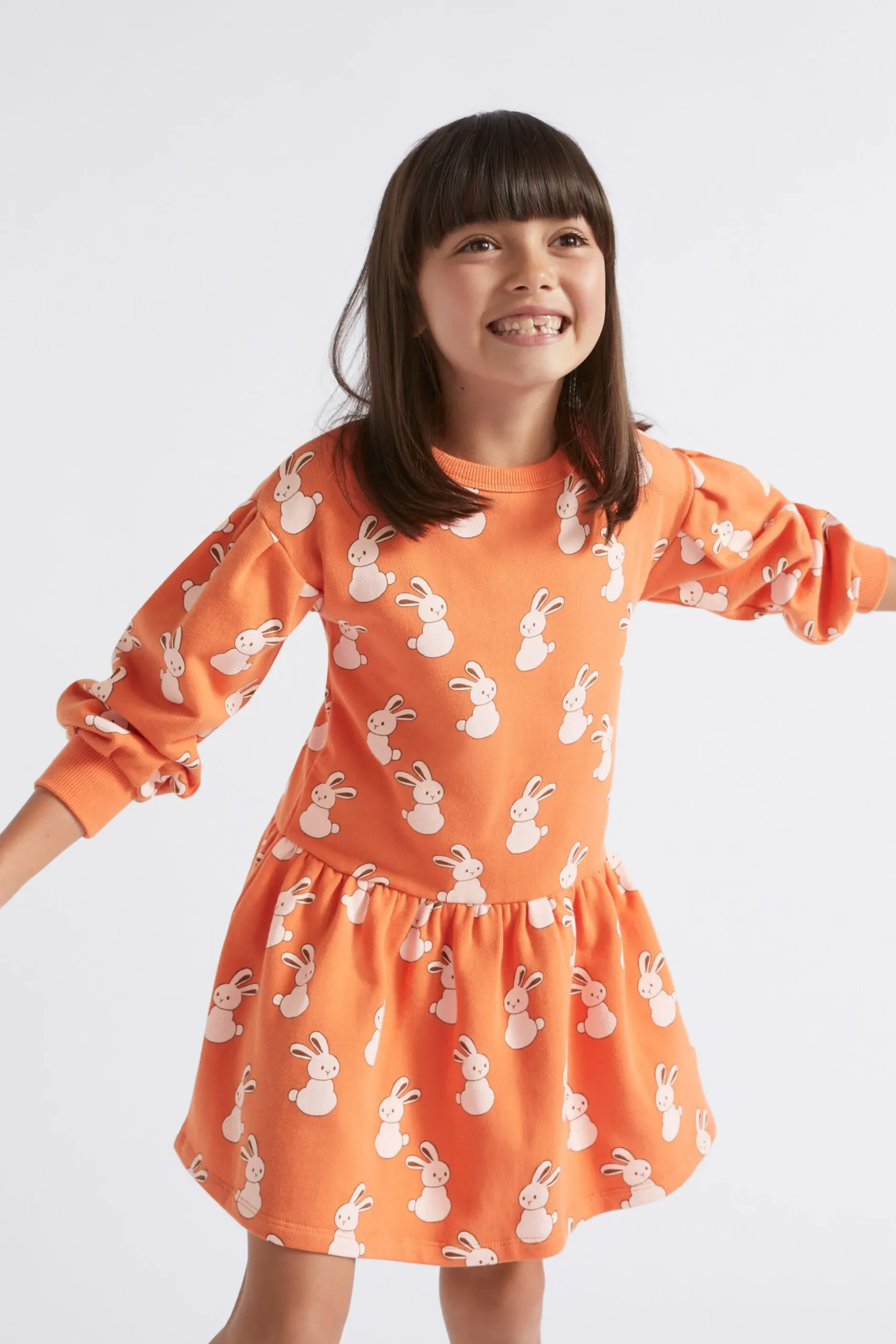 Seed Heritage Dresses-Bunny Yardage Dress Apricot